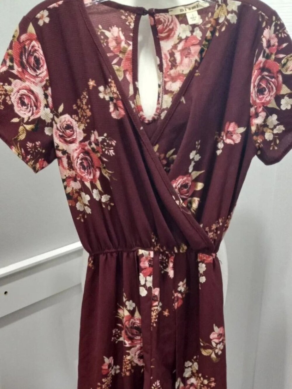 Miami Women Floral Shorts Romper Dress Size Small
